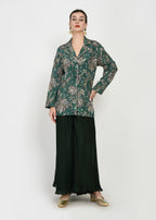 Festive Green Zari Kurta Sharara Set