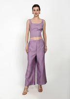 Lavender Orchid Jacket Kurta Set
