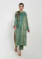 Noor-e-Mint Glam Bow Kurta Set