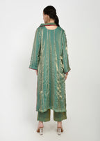 Noor-e-Mint Glam Bow Kurta Set