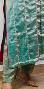 Noor-e-Mint Glam Bow Kurta Set