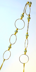 Denim Heart Charm Bag