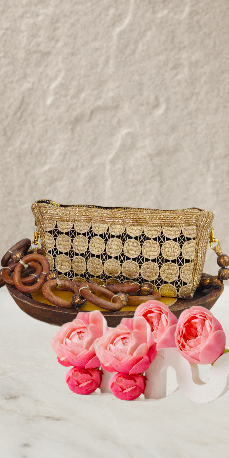 Golden Thread Crochet Sling