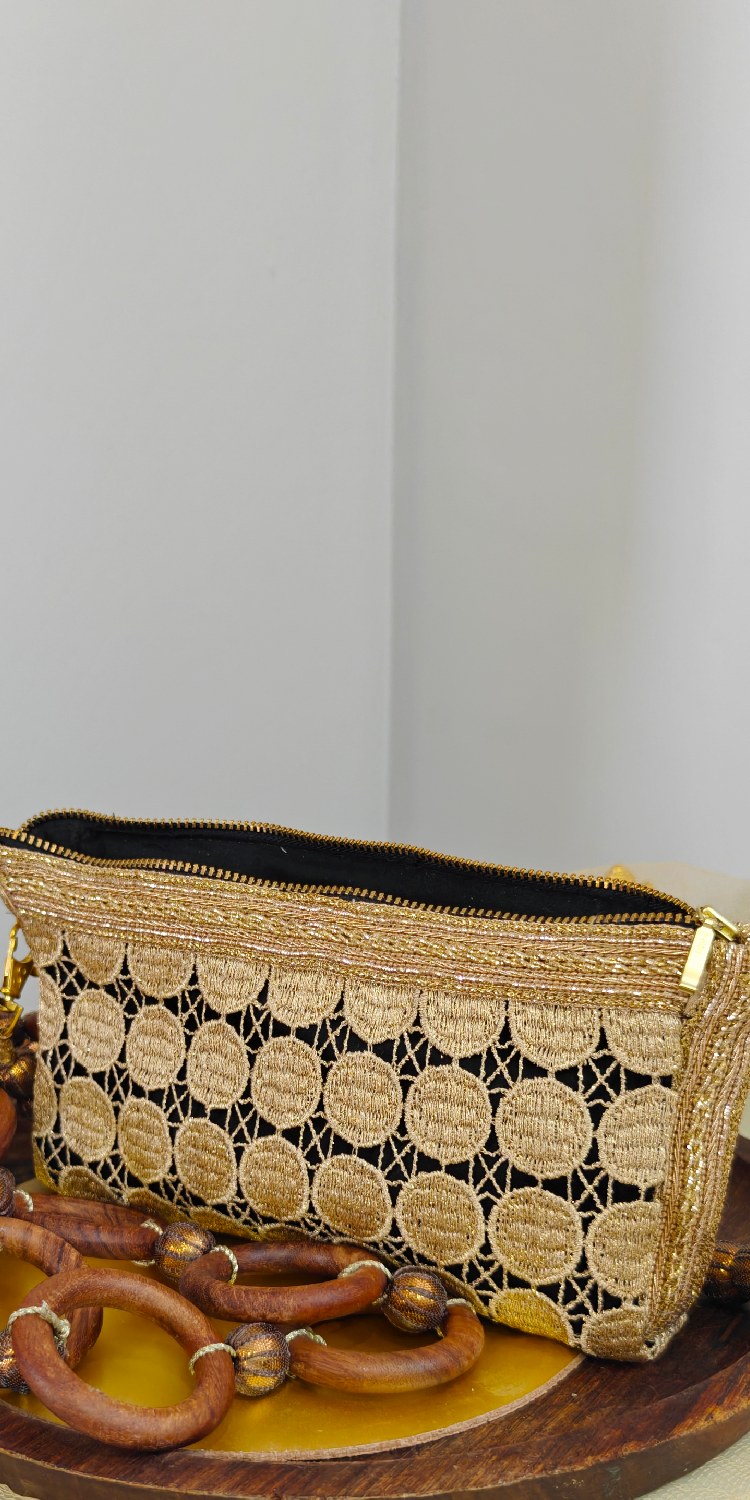 Golden Thread Crochet Sling